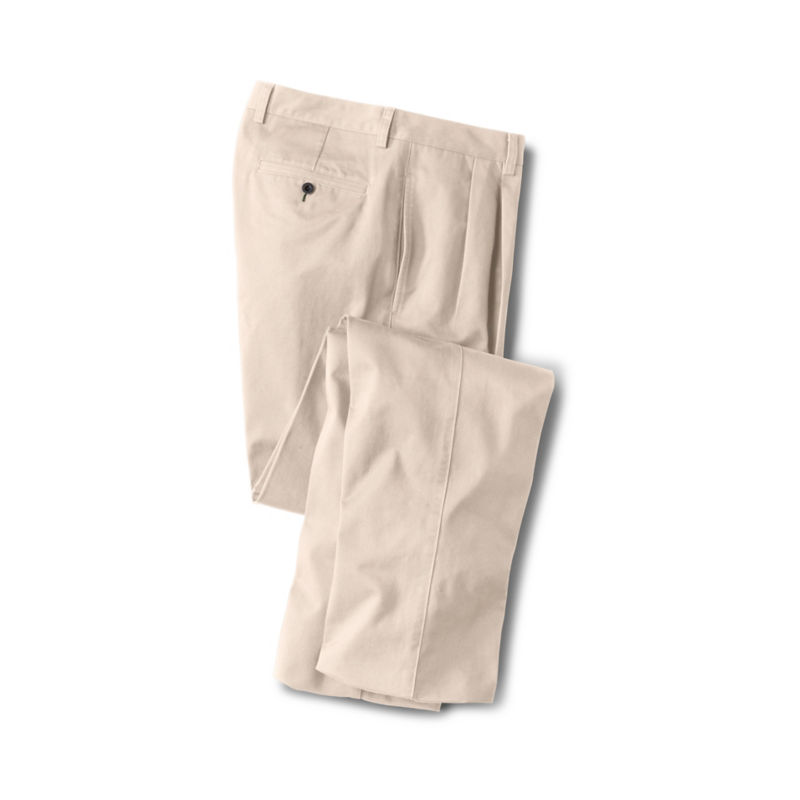 Ultimate Khakis Pleated Front Pants - STONE image number 3