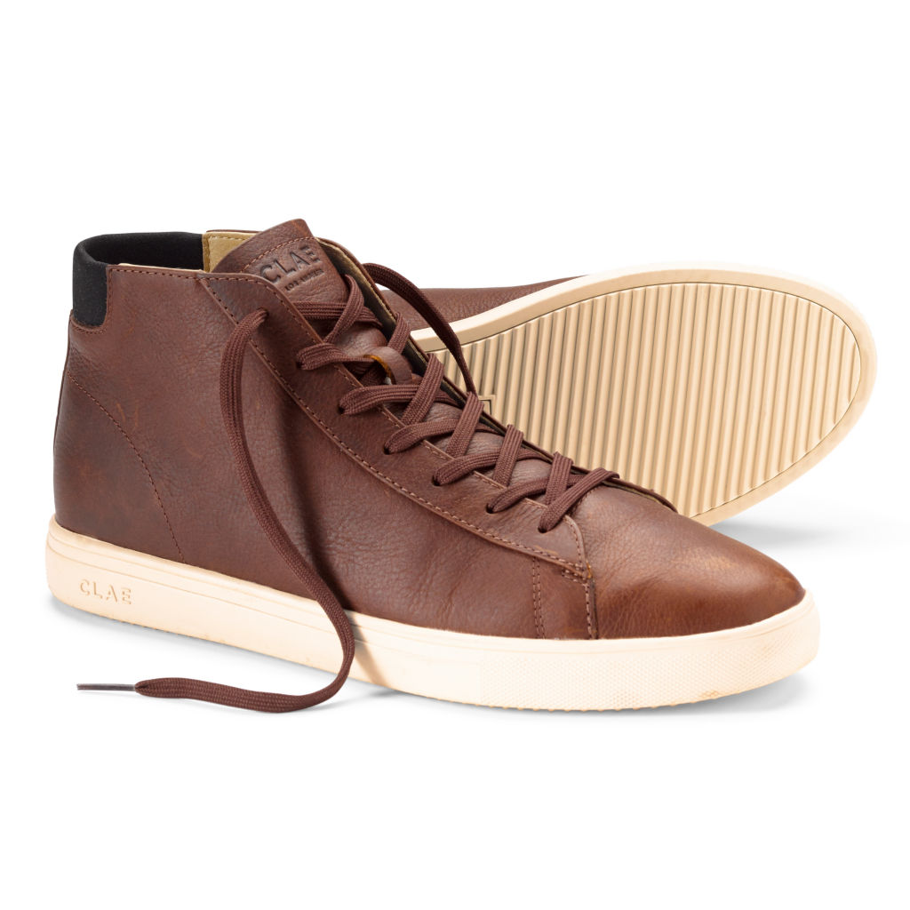 Clae Bradley Mid Sneakers - COCOA image number 0