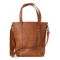 Saddle Ridge Woven Leather Tote - COGNAC image number 2
