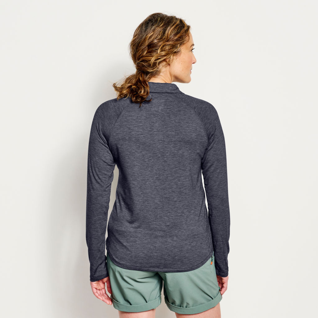Women's DriCast™ Long-Sleeved Button-Front - TRUE NAVY image number 2