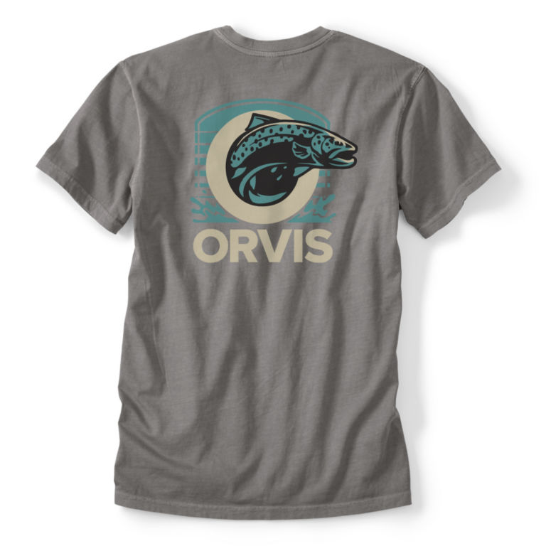 Orvis Trout Logo T-Shirt - HEAVY METAL image number 0