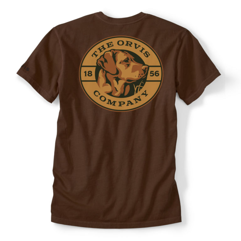 Orvis Dog Badge T-Shirt - ESPRESSO image number 0