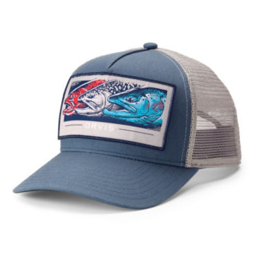 Trout Freedom Trucker Hat - BLUEimage number 0