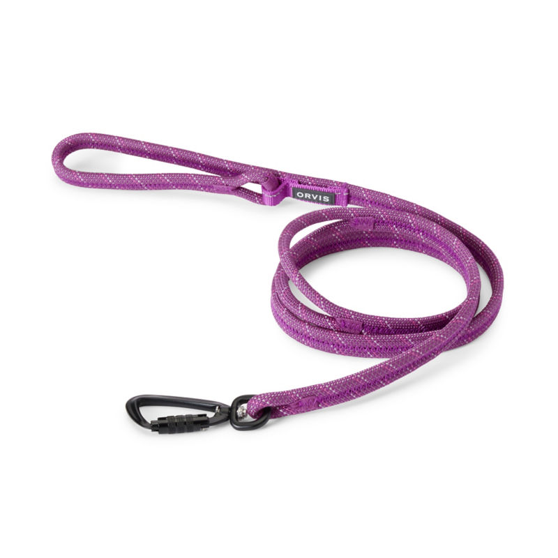Tough Trail&reg; Climbing Rope Clip Dog Lead - PURPLE image number 0