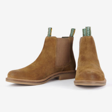 Barbour® Farsley Chelsea Boots - KHAKI image number 1