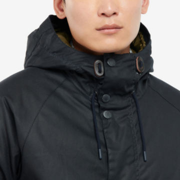 Barbour® Rockfield Waxed Jacket - NAVYimage number 3