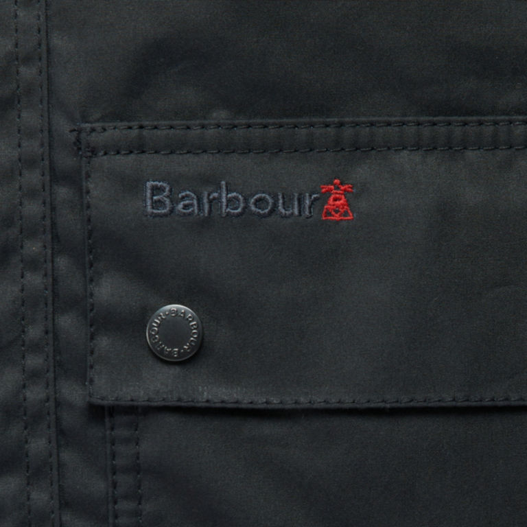 Barbour® Rockfield Waxed Jacket - NAVY image number 5