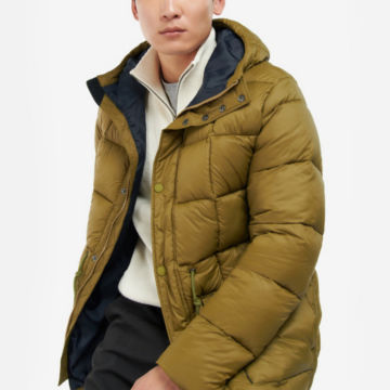 Barbour® Fell Baffle Quilted Jacket - NORTH GREEN image number 5