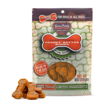 Sweet Potato and Peanut Butter Dog Treats - 