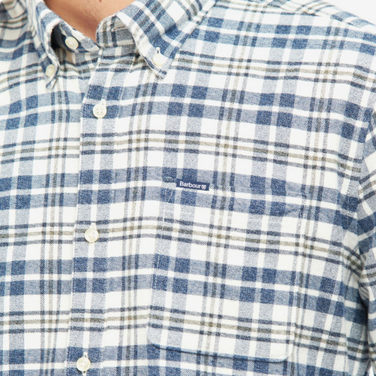Barbour® Walson Tailored Shirt - MID BLUE image number 1