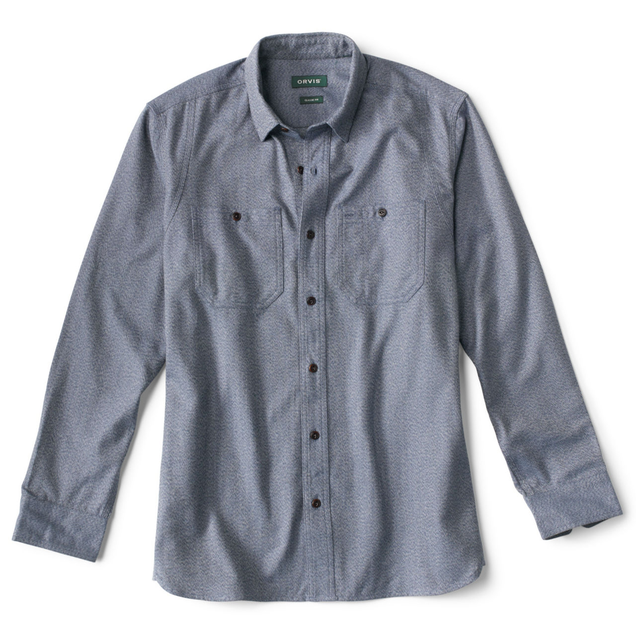 Long-Sleeved Herringbone Weave Work Shirt | Orvis