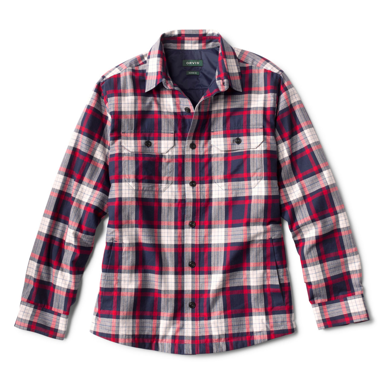 Northfield Insulated Shirt Jacket - NAVY/RED image number 0