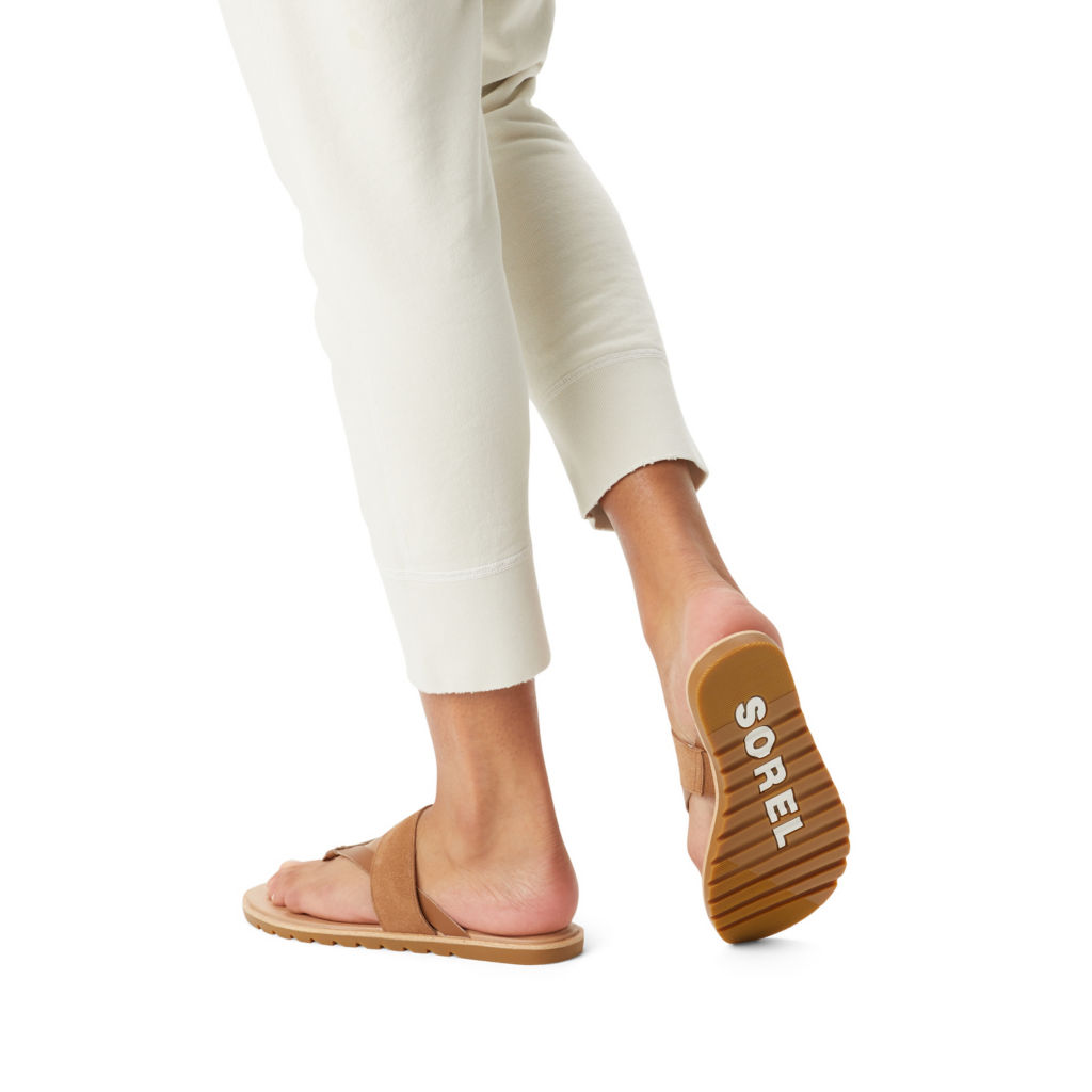 Sorel® Ella II Easy Flip Sandals - VELVET TAN image number 4