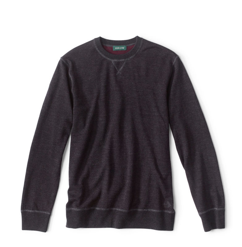 Merino Crewneck Sweater - CHARCOAL