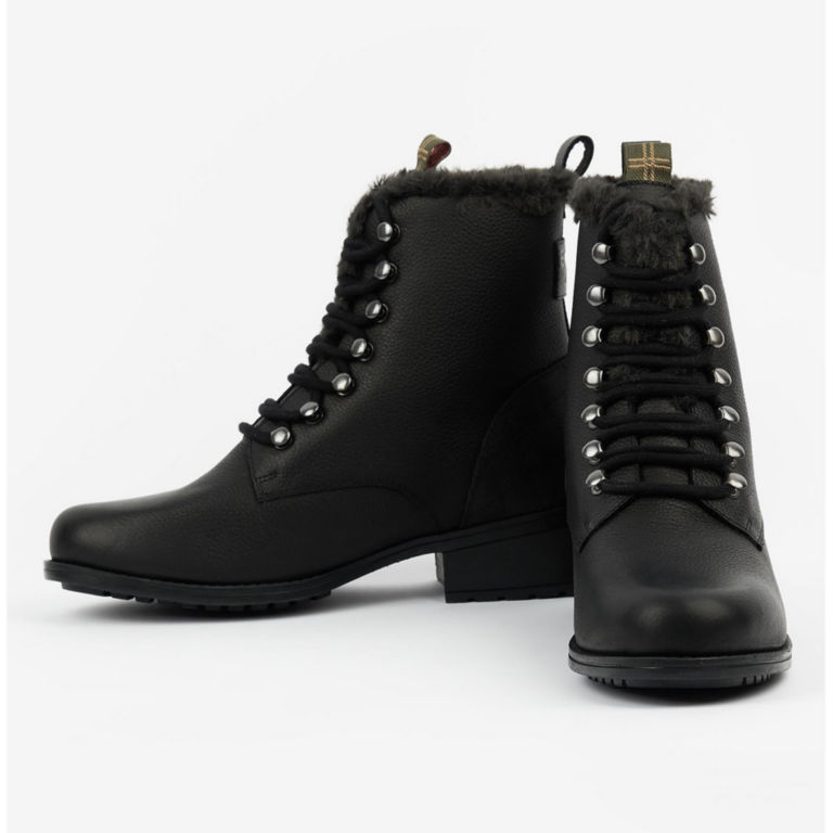 Barbour® Meadow Lace-Up Boots - BLACK image number 1