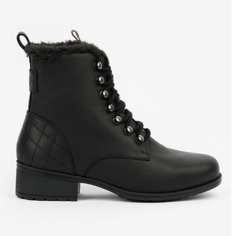 Barbour® Meadow Lace-Up Boots - BLACK image number 3