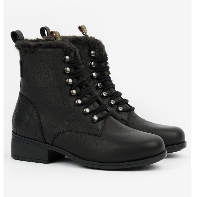 Barbour® Meadow Lace-Up Boots - BLACK image number 0