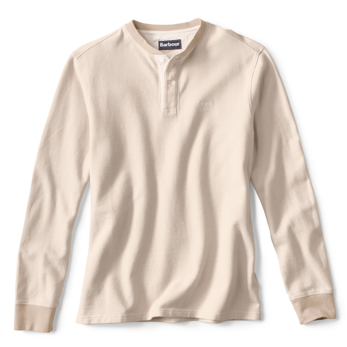Barbour® Dodd Henley Long-Sleeved Polo - WHISPER WHITEimage number 0
