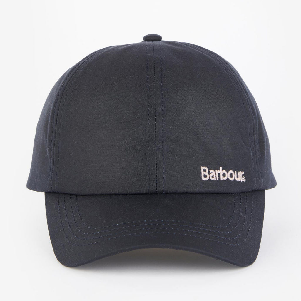 Barbour® Belsay Wax Sports Cap - NAVY image number 1
