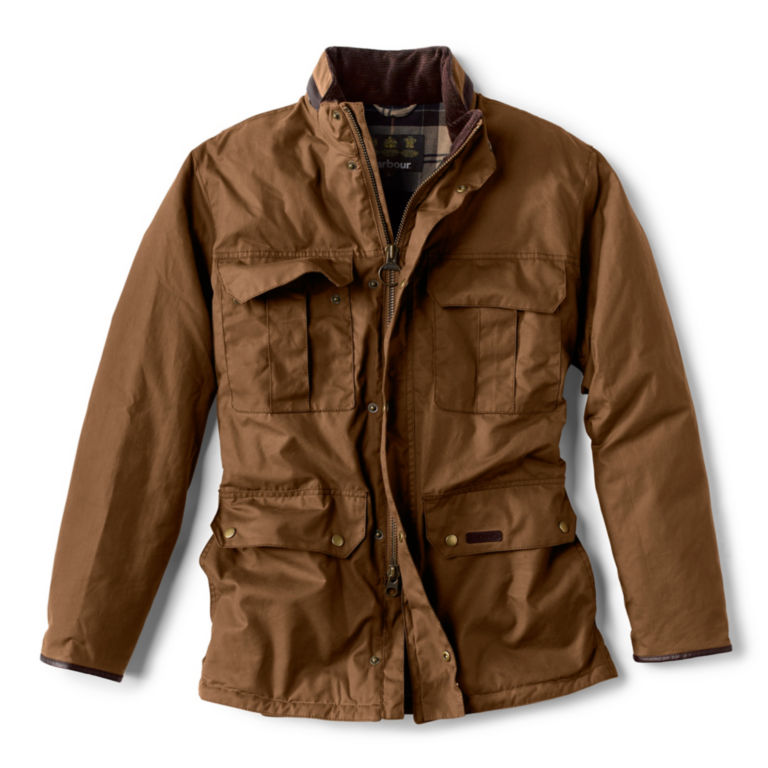 Barbour® Malcolm Wax Jacket - BROWN image number 0