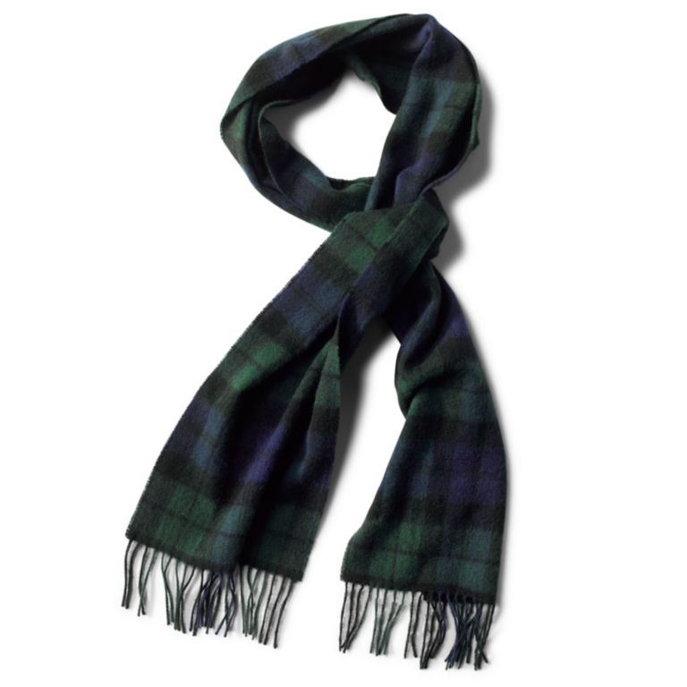 Barbour® New Check Tartan Scarf - BLACKWATCH image number 0