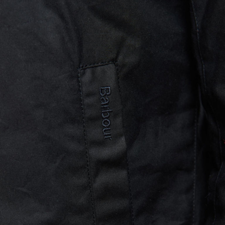 Barbour® Harrington Wax Jacket - BLACK image number 5