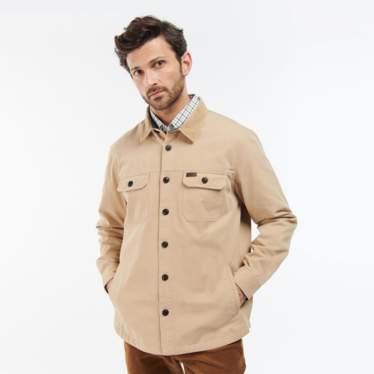 Barbour® Catbell Overshirt - LIGHT STONE image number 1