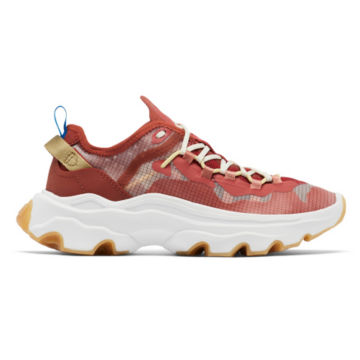 Sorel® Kinetic Breakthru Tech Lace Sneakers - WARP RED image number 1