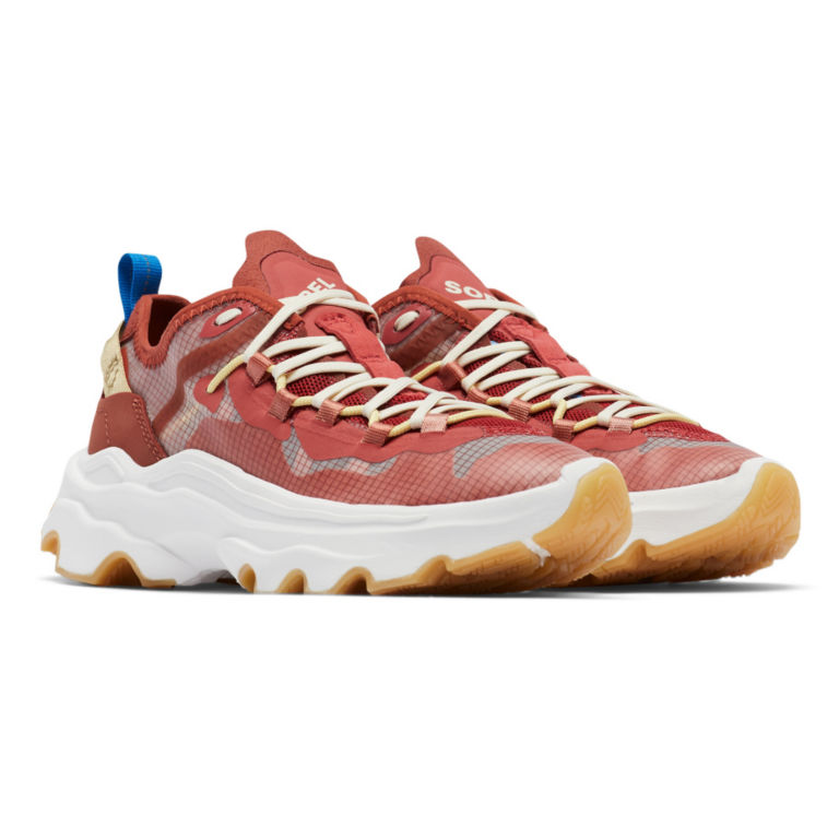 Sorel® Kinetic Breakthru Tech Lace Sneakers - WARP RED image number 0