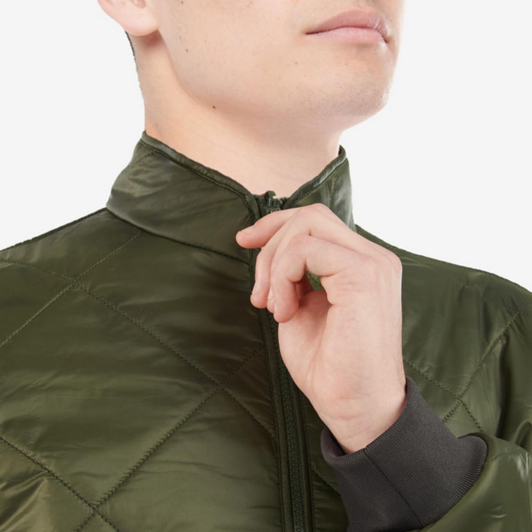 Barbour® Men’s Brompton Reversible Fold Quilted Jacket - OLIVE image number 4