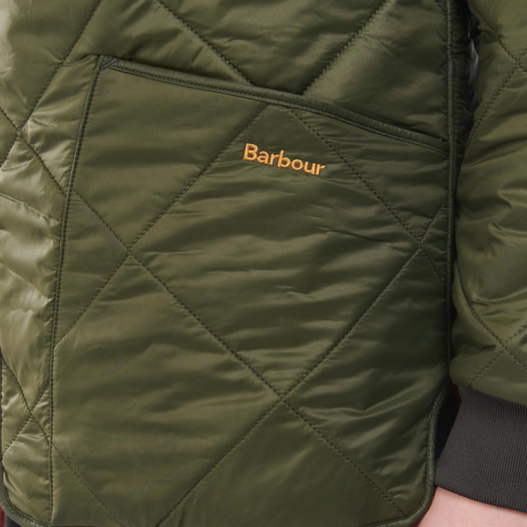 Barbour® Men’s Brompton Reversible Fold Quilted Jacket - OLIVE image number 5