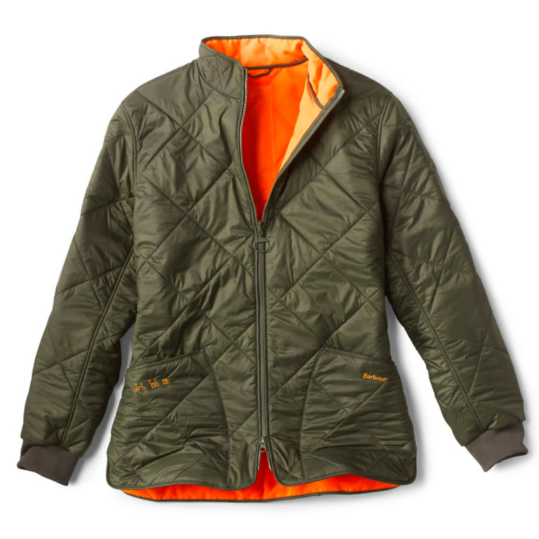 Barbour® Men’s Brompton Reversible Fold Quilted Jacket - OLIVE image number 1