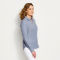 Performance Linen Long-Sleeved Shirt - DUSTY BLUE CHAMBRAY image number 1