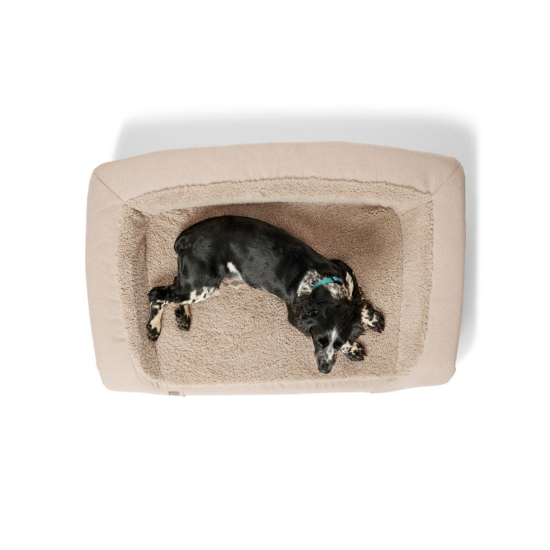 Orvis RecoveryZone&reg; FleeceLock&reg; Couch Dog Bed - KHAKI image number 1