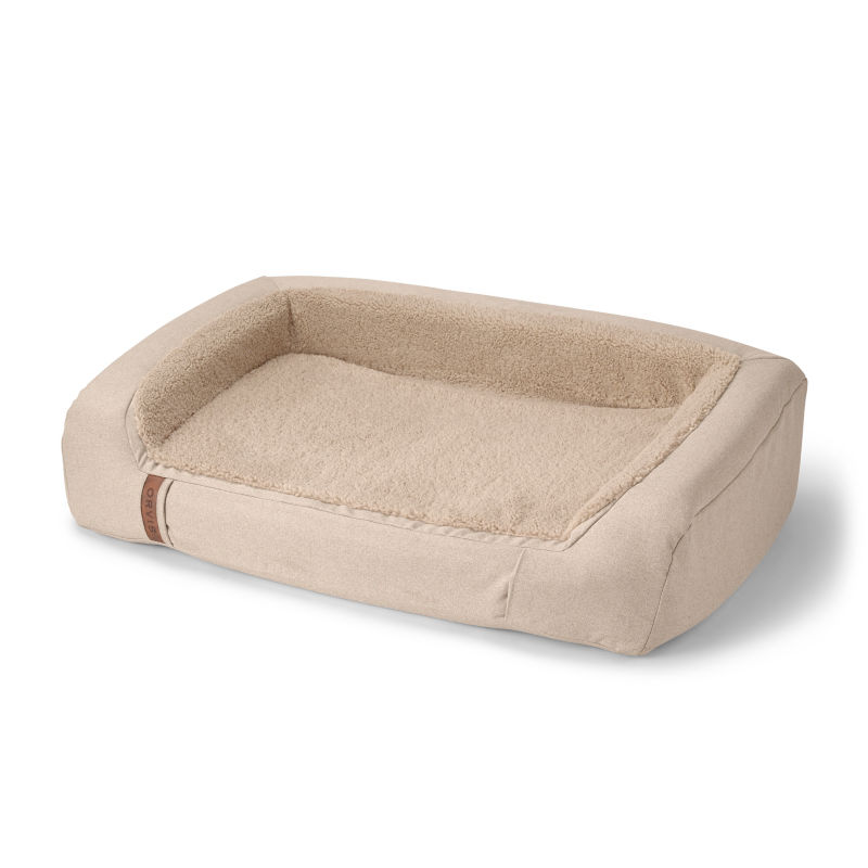 Orvis RecoveryZone&reg; FleeceLock&reg; Couch Dog Bed - KHAKI image number 3