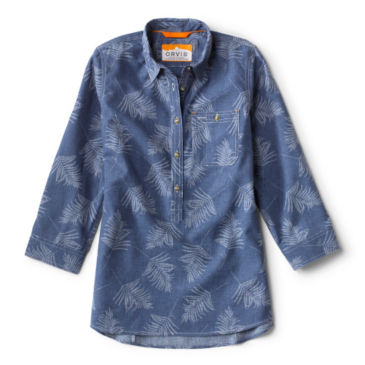 Women’s Tech Chambray Popover - NAVY LEAF