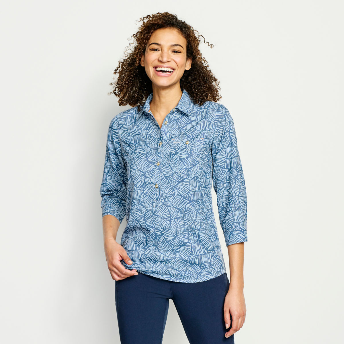 Women's Tech Chambray Popover - image number 0