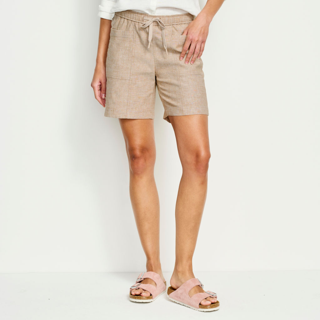Performance Linen Relaxed Fit 6" Shorts -  image number 0