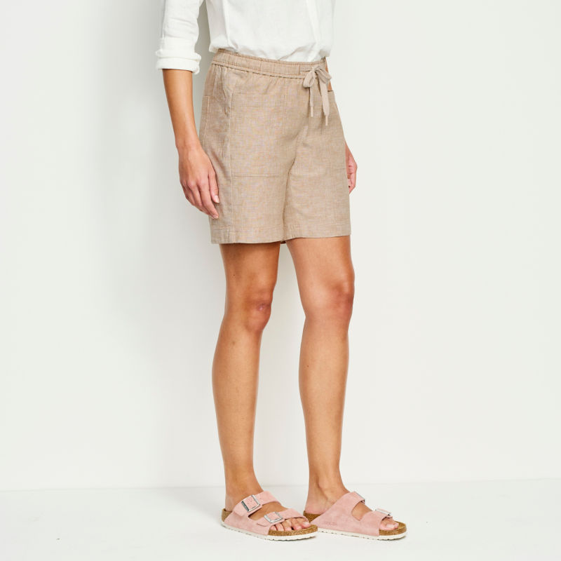 Performance Linen 6" Shorts - NATURAL image number 1