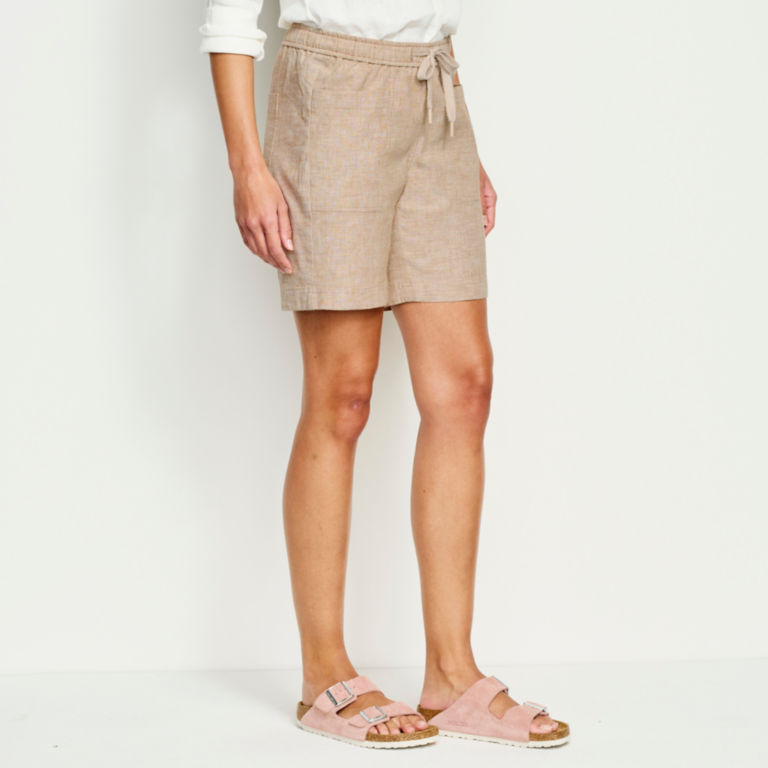 Performance Linen Relaxed Fit 6" Shorts -  image number 1