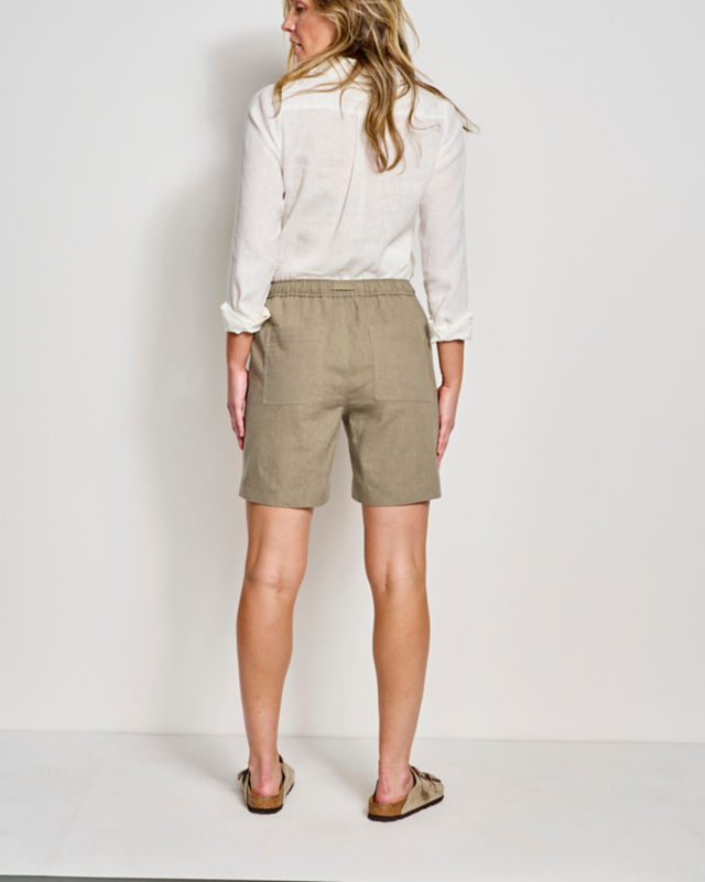 Performance Linen 6" Shorts - DUSTY BLUE image number 3