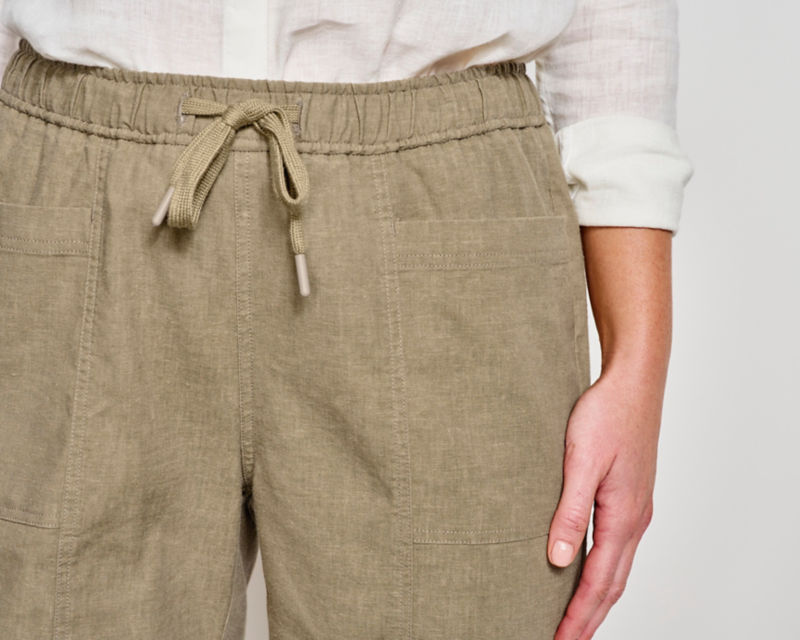 Performance Linen 6" Shorts - DUSTY BLUE image number 4