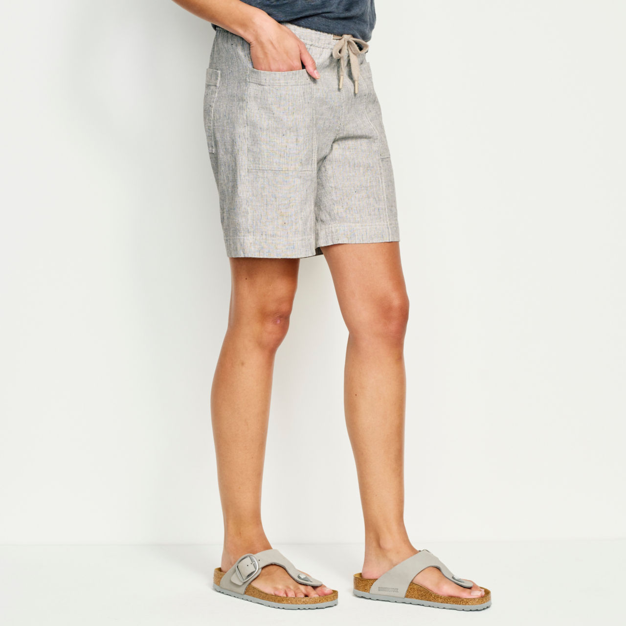 Performance Linen Relaxed Fit 6" Shorts -  image number 1