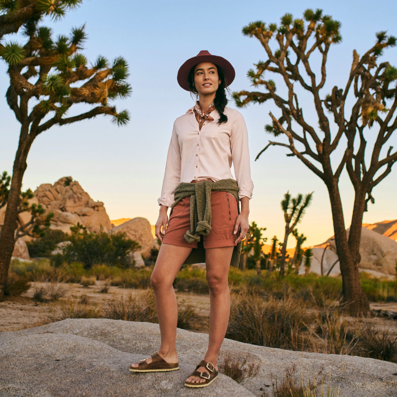 Women’s Birkenstock® Arizona Big Buckle Sandals - COGNAC image number 5
