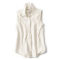 Performance Linen Sleeveless Shirt - WHITE image number 0