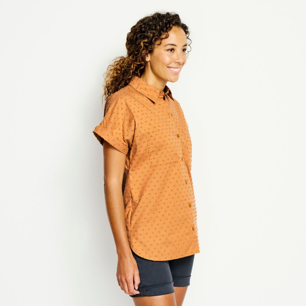 Easy Solid Short-Sleeved Camp Shirt -  image number 1