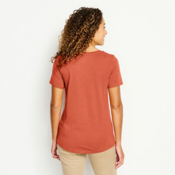 Perfect Relaxed V-Neck Short-Sleeved Tee -  image number 2