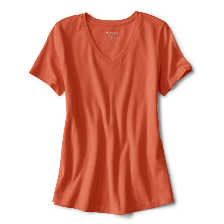 Perfect Relaxed V-Neck Short-Sleeved Tee -  image number 3