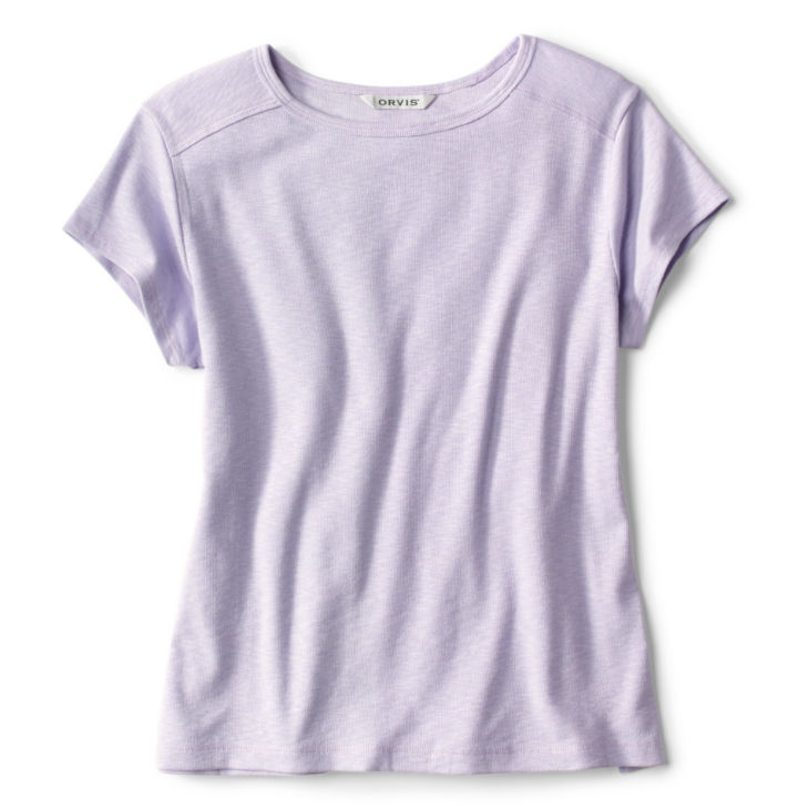 Ribbed Tee - THISTLE