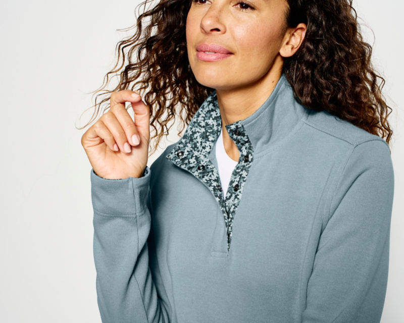 Signature Print-Trim Sweatshirt -  image number 3